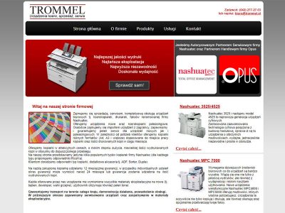 Trommel - sprzedaż i serwis urządzeń biurowych